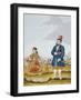 A Moghul Nobleman with His Wife, Tanjore School, circa 1820s-null-Framed Giclee Print