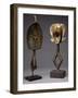 A Mohongwe Reliquary Figure, and a Kota Brass-Covered Reliquary Figure, Mbulu-Ngulu-null-Framed Giclee Print