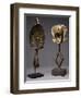 A Mohongwe Reliquary Figure, and a Kota Brass-Covered Reliquary Figure, Mbulu-Ngulu-null-Framed Giclee Print