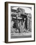 A Moki Squaw Carries Water Up a Ladder to Her Pueblo-null-Framed Giclee Print