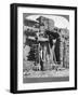 A Moki Squaw Carries Water Up a Ladder to Her Pueblo-null-Framed Giclee Print