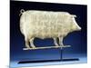 A Molded and Copper Gilded Copper Pig Weathervane, American, 19th Century-null-Mounted Giclee Print