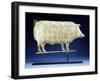 A Molded and Copper Gilded Copper Pig Weathervane, American, 19th Century-null-Framed Giclee Print