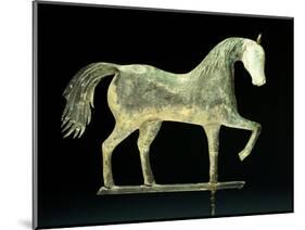 A Molded Copper and Cast Zinc Horse Weathervane, 1850-1867-A. L. Jewell and Co.-Mounted Giclee Print