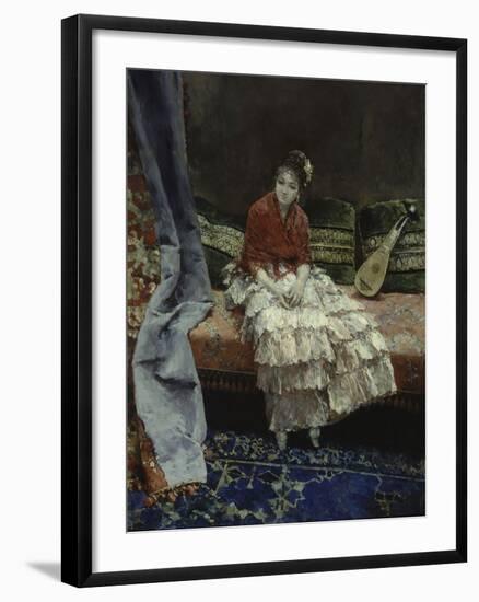 A Moment of Reflection, 1876-Luis Jimenez Aranda-Framed Giclee Print