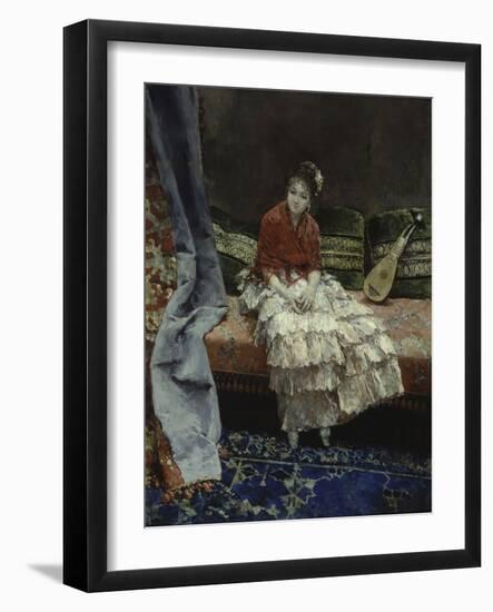 A Moment of Reflection, 1876-Luis Jimenez Aranda-Framed Giclee Print