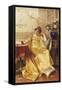 A Moment of Reflection-Joseph Frederic Soulacroix-Framed Stretched Canvas