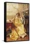 A Moment of Reflection-Joseph Frederic Soulacroix-Framed Stretched Canvas