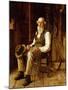 A Moment's Contemplation-John George Brown-Mounted Giclee Print