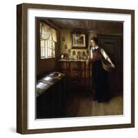 A Moment's Rest, 1918-Valdemar Kornerup-Framed Giclee Print