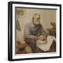 A Moment's Rest-Walter Langley-Framed Giclee Print