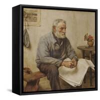 A Moment's Rest-Walter Langley-Framed Stretched Canvas