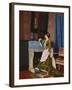 A Moments Reflection-Auguste Toulmouche-Framed Giclee Print