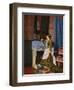 A Moments Reflection-Auguste Toulmouche-Framed Giclee Print