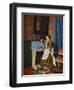 A Moments Reflection-Auguste Toulmouche-Framed Giclee Print