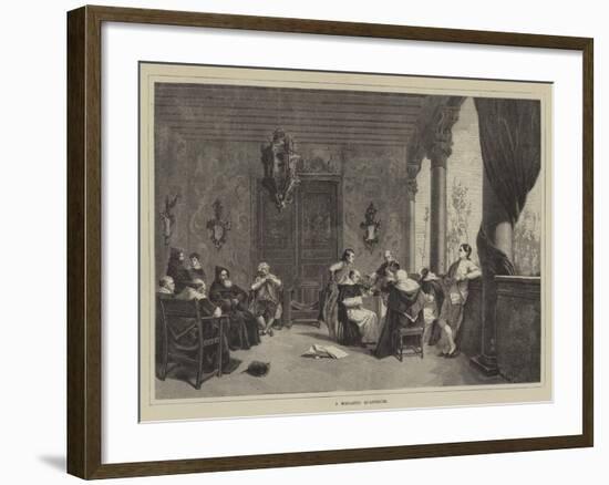 A Monastic Quartette-null-Framed Giclee Print