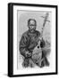 A Mongol Musician, from 'The History of Mankind', Vol.Iii, by Prof. Friedrich Ratzel, 1898-null-Framed Giclee Print