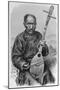 A Mongol Musician, from 'The History of Mankind', Vol.Iii, by Prof. Friedrich Ratzel, 1898-null-Mounted Giclee Print