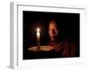 A Monk Meditates at a Buddhist Temple in Sen Monorom, Mondulkiri Province, Cambodia, Indochina-Andrew Mcconnell-Framed Photographic Print