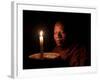 A Monk Meditates at a Buddhist Temple in Sen Monorom, Mondulkiri Province, Cambodia, Indochina-Andrew Mcconnell-Framed Photographic Print