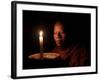 A Monk Meditates at a Buddhist Temple in Sen Monorom, Mondulkiri Province, Cambodia, Indochina-Andrew Mcconnell-Framed Photographic Print