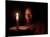 A Monk Meditates at a Buddhist Temple in Sen Monorom, Mondulkiri Province, Cambodia, Indochina-Andrew Mcconnell-Mounted Photographic Print