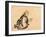 A Monk Wearing Mask(?) with Horns-null-Framed Giclee Print