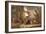 A Monkey Smoking and Drinking with an Owl-Ferdinand van Kessel-Framed Giclee Print