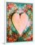 A Montage of a Heart with Flowers-Alaya Gadeh-Framed Photographic Print