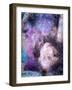 A Montage of a Portrait of a Woman, Flowers and Texture-Alaya Gadeh-Framed Photographic Print