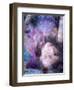 A Montage of a Portrait of a Woman, Flowers and Texture-Alaya Gadeh-Framed Photographic Print