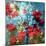 A Montage of a Tree and Red Rose Petals in Sparkling Light and Reflections-Alaya Gadeh-Mounted Photographic Print