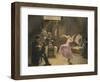 A Montmartre Atelier-E Richter-Framed Art Print