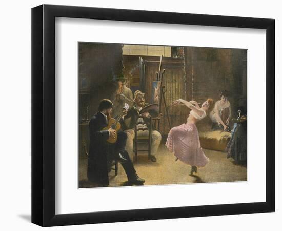 A Montmartre Atelier-E Richter-Framed Art Print