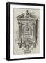 A Monument to Samuel Pepys-null-Framed Giclee Print