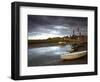 A Moody Summer Evening at Blakeney Quay, North Norfolk, England, United Kingdom, Europe-Jon Gibbs-Framed Photographic Print