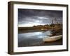 A Moody Summer Evening at Blakeney Quay, North Norfolk, England, United Kingdom, Europe-Jon Gibbs-Framed Photographic Print