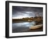 A Moody Summer Evening at Blakeney Quay, North Norfolk, England, United Kingdom, Europe-Jon Gibbs-Framed Photographic Print