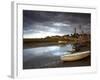 A Moody Summer Evening at Blakeney Quay, North Norfolk, England, United Kingdom, Europe-Jon Gibbs-Framed Photographic Print