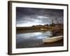 A Moody Summer Evening at Blakeney Quay, North Norfolk, England, United Kingdom, Europe-Jon Gibbs-Framed Photographic Print