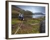 A Moody Winter Morning at Loch Long, Lochalsh, Scotland, United Kingdom, Europe-Jon Gibbs-Framed Photographic Print