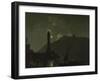 A Moonlight with a Lighthouse, Coast of Tuscany-Joseph Wright-Framed Giclee Print