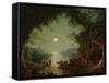 A Moonlit Cove-Sebastian Pether-Framed Stretched Canvas