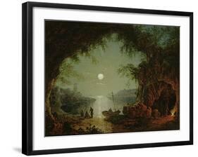 A Moonlit Cove-Sebastian Pether-Framed Giclee Print