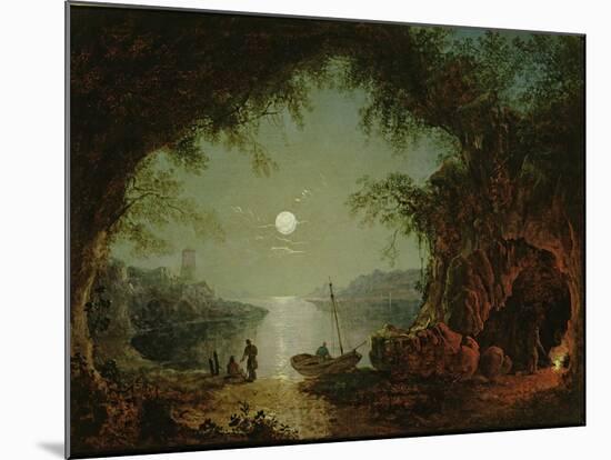 A Moonlit Cove-Sebastian Pether-Mounted Giclee Print