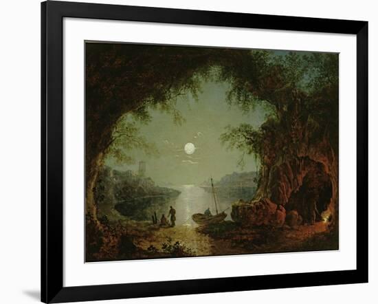 A Moonlit Cove-Sebastian Pether-Framed Giclee Print