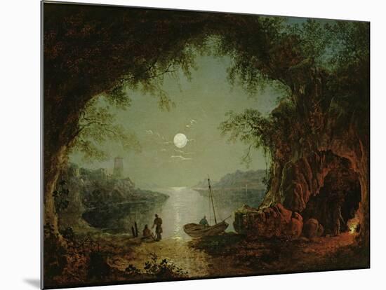 A Moonlit Cove-Sebastian Pether-Mounted Giclee Print