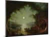 A Moonlit Cove-Sebastian Pether-Mounted Giclee Print