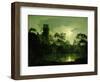 A Moonlit Lake by a Castle-Joseph Wright of Derby-Framed Giclee Print