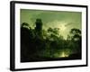 A Moonlit Lake by a Castle-Joseph Wright of Derby-Framed Giclee Print